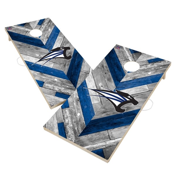 slide 2 of 6, Saint Francis Cougars Cornhole Board Set 16 Years and Up