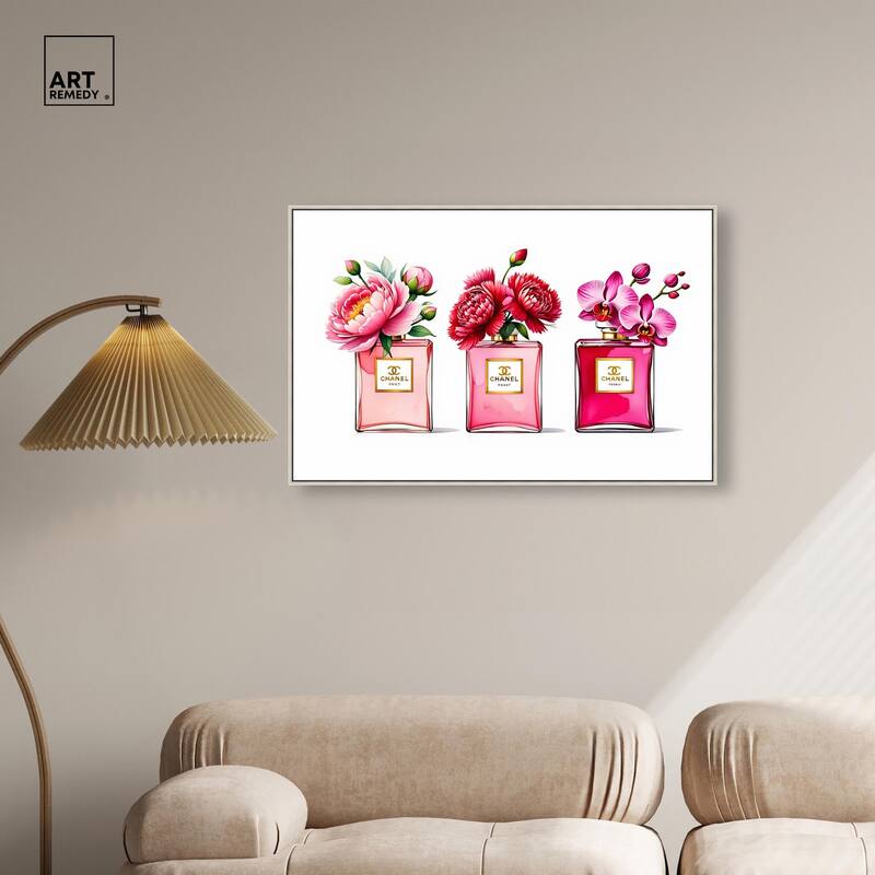 Fragrant Florals Canvas by Art Remedy