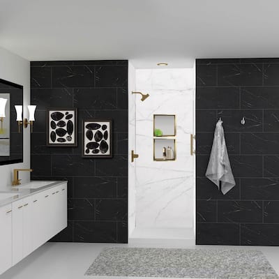 Transolid TWK363696 Titan 39-in x 39-in x 96-in Shower Wall Kit - 39x39x96