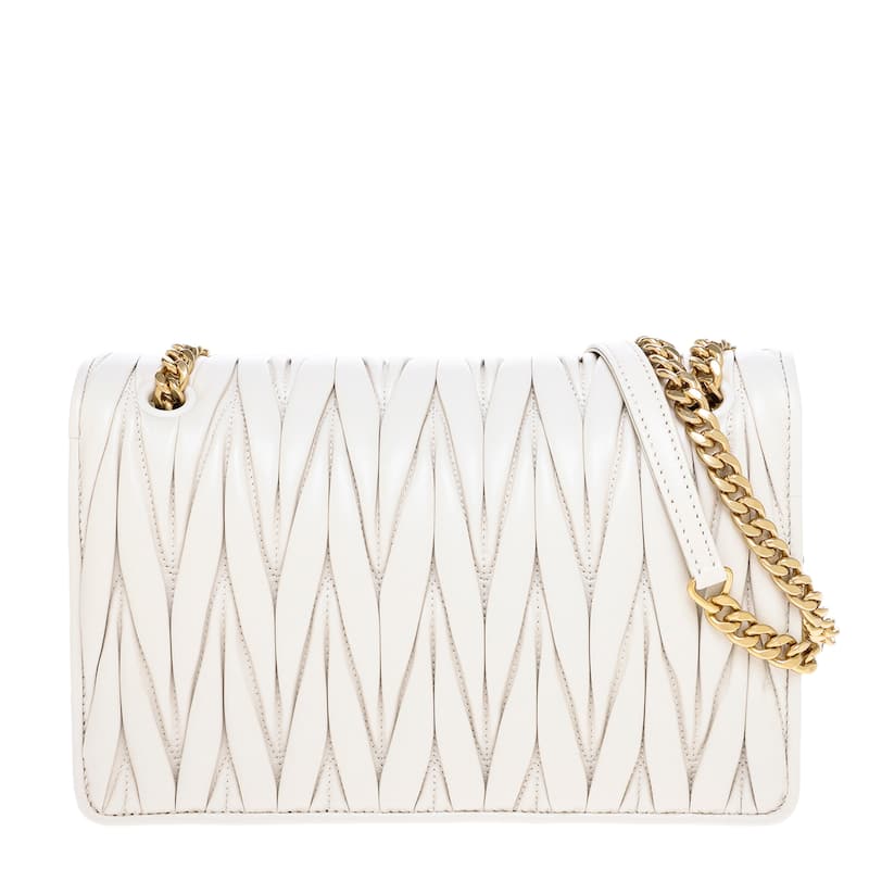 Miu Miu Matelassé Chain Shoulder Bag