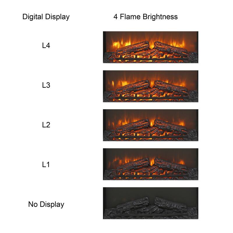 23 Inch Electric Fireplace Insert