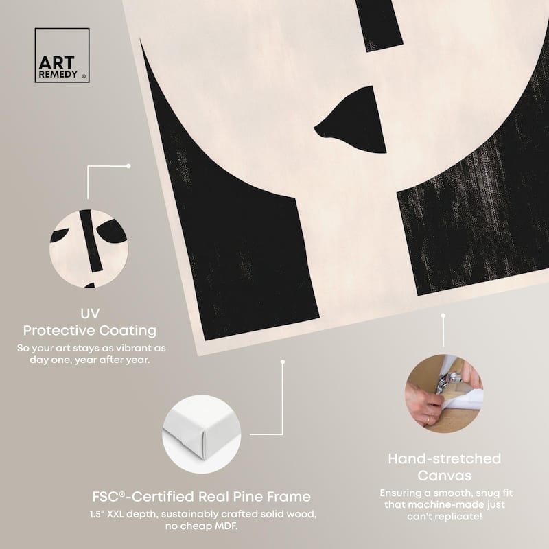 The Mask I Canvas by Art Remedy, Gallery Wrapped