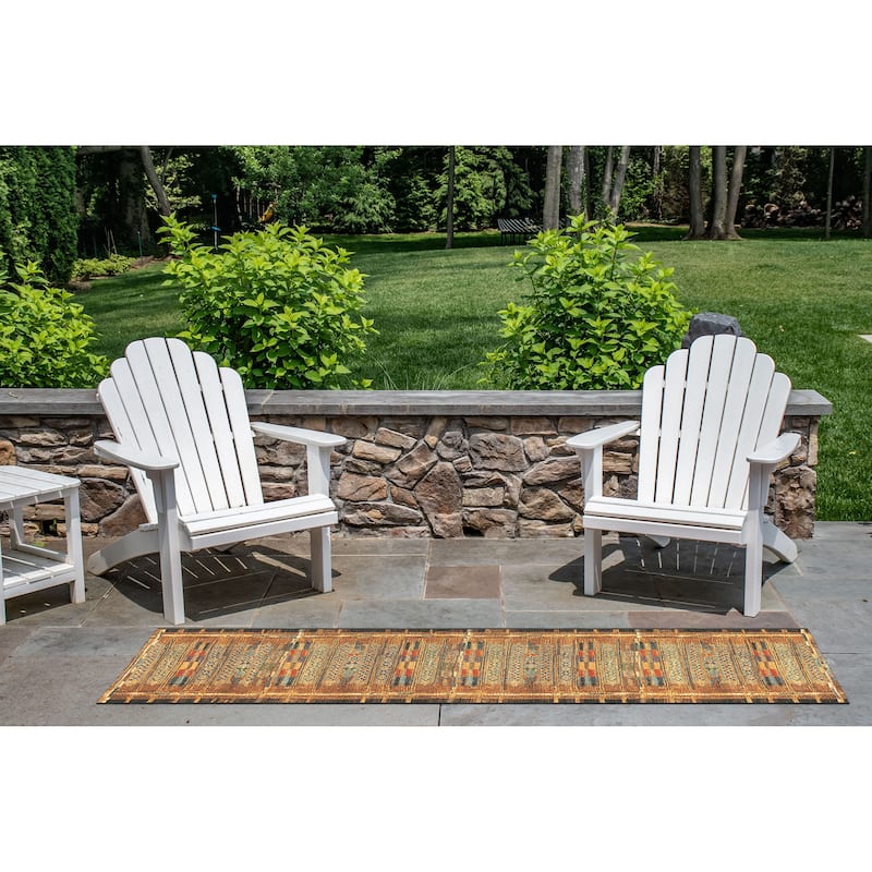 Liora Manne Marina Tribal Stripe Indoor/Outdoor Rug