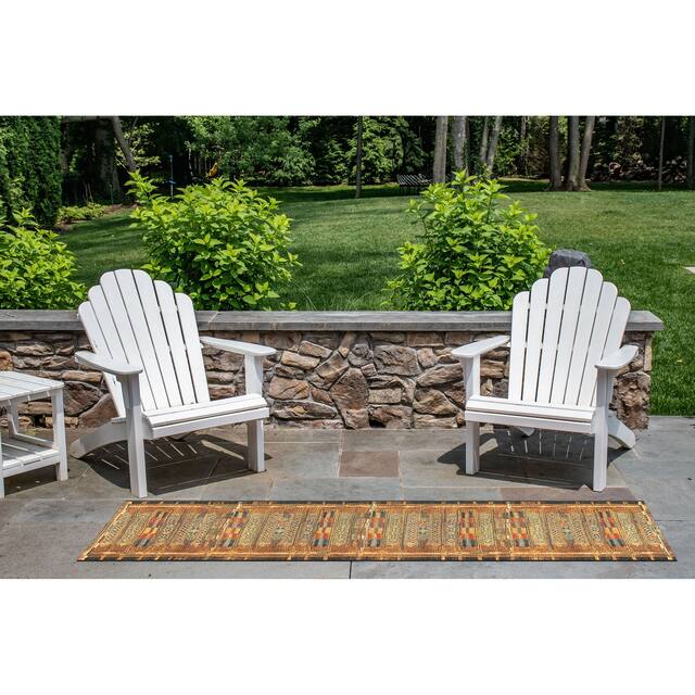 Liora Manne Marina Tribal Stripe Indoor/Outdoor Rug