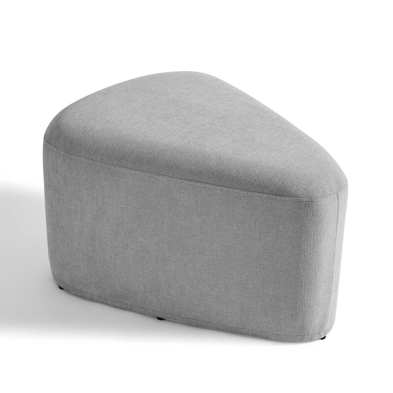 26" Footstools and Ottomans, Modern Fabric Pouf Ottoman