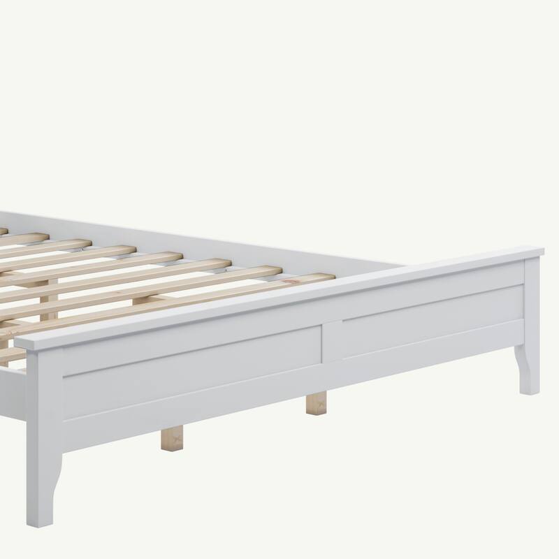 Solid Wood Queen Platform Bed
