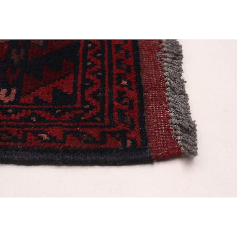 ECARPETGALLERY Hand-knotted Khal Mohammadi Red Wool Rug - 4'1 x 6'4