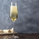 preview thumbnail 4 of 7, Layla European Crystal Champagne Glass 6.7 oz, Set of 4 Flute Glasses