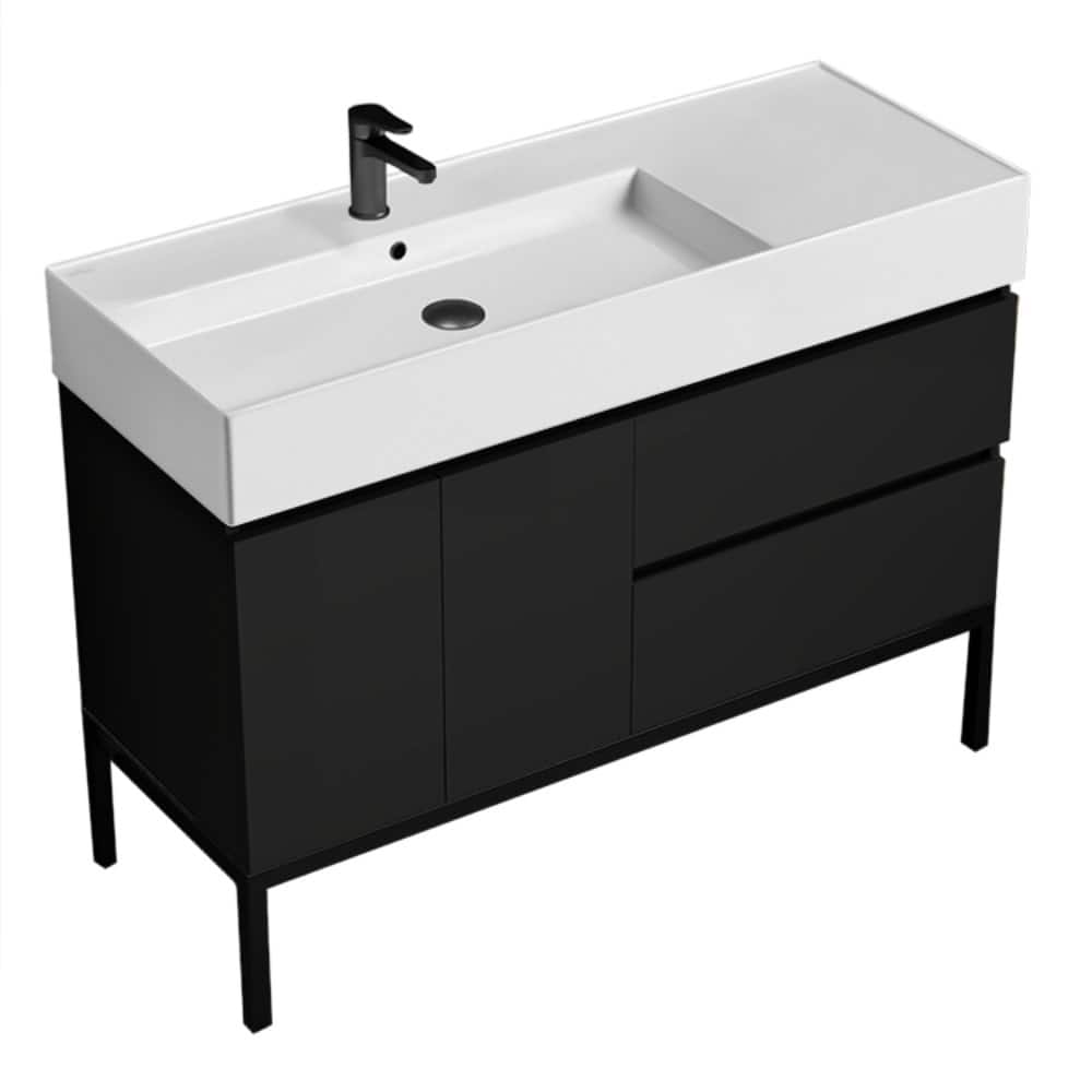 Nameeks Block-4818 Block 48" Free Standing Single Basin Vanity Set