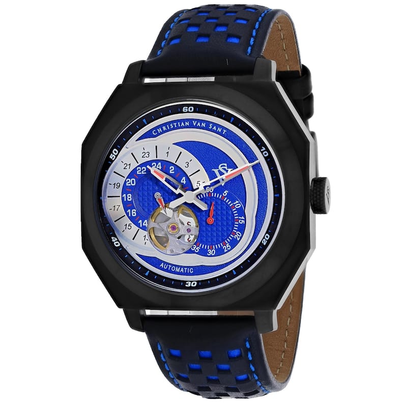 Christian Van Sant Men's Machina Blue Dial Watch - CV0563 - 6 (36)