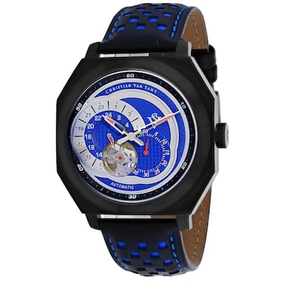 Christian Van Sant Men's Machina Blue Dial Watch - CV0563 - 6 (36)