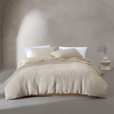 Calvin Klein Microwaffle Solid Reversible Comforter Set