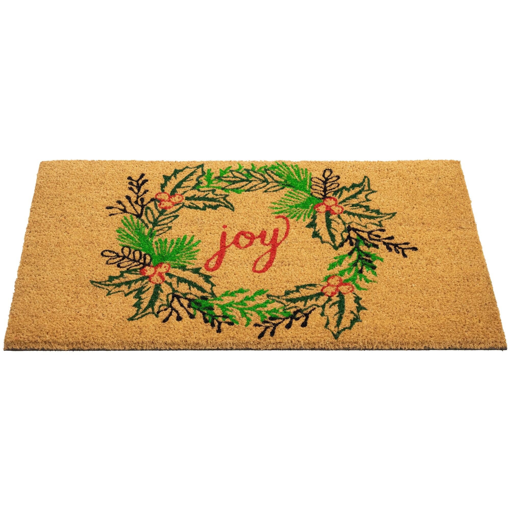 Joy Doormat, Winter Doormat, Joy Decor, Christmas Doormat, Front Door Mat,  Holiday Door Mat, Christmas Decor Outdoor, Holiday Rug for Porch 