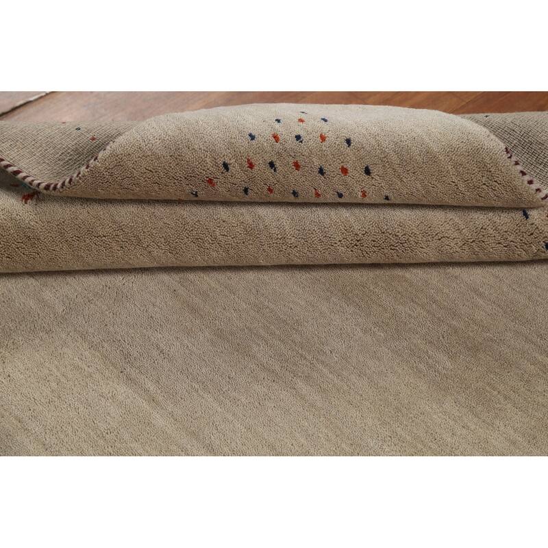 Gabbeh Oriental Area Rug Handmade Bedroom Wool Carpet - 4'7"x 6'5"