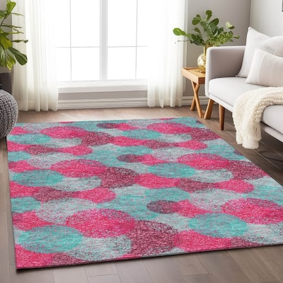 Premium Washable Super Soft Modern Sphere Mayfield Rug