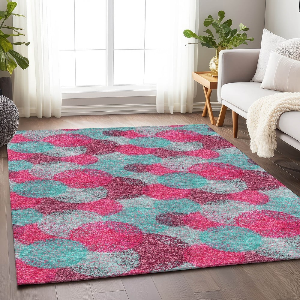 Premium Washable Super Soft Modern Sphere Mayfield Rug