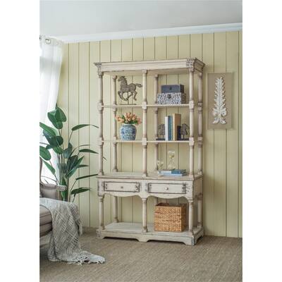 Wood Bookcase, Display Storage Shelf