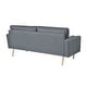 preview thumbnail 6 of 11, Serta Ainsley Sofa in Grey Woven Fabric