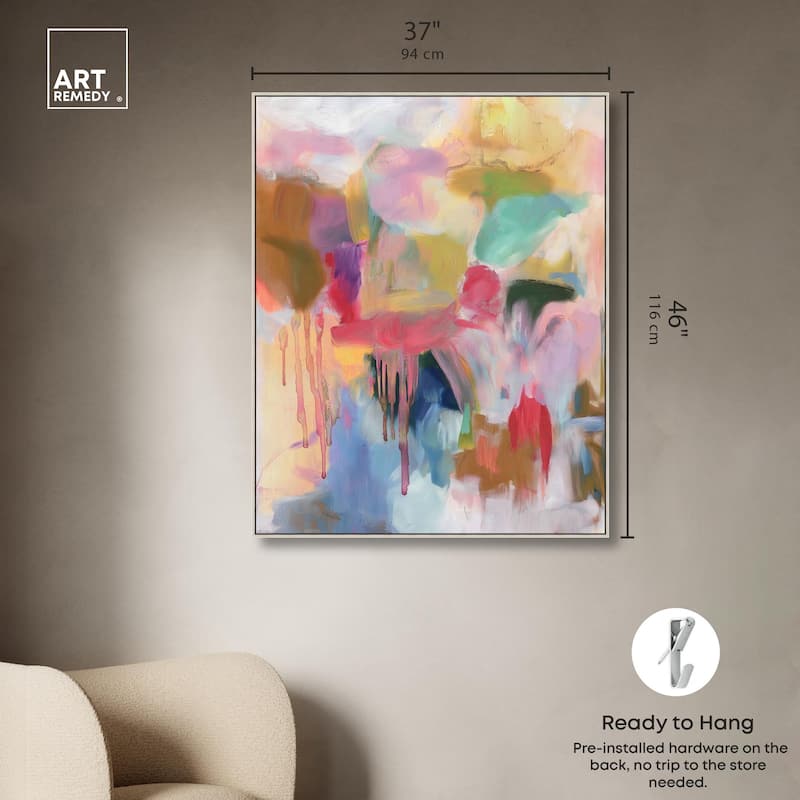 Art with Bold Colors Canvas by Art Remedy