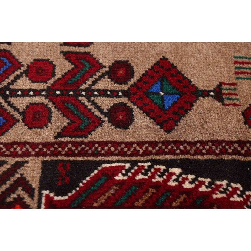ECARPETGALLERY Hand-knotted Teimani Tan Wool Rug - 3'4 x 5'10