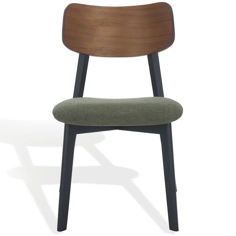 SAFAVIEH COUTURE Divya Wood Dining Chair (Set of 2) - 19"W x 22"D x 31"H