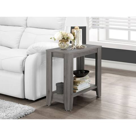 The Gray Barn LaSalle Grey Wood Accent Table