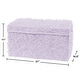 preview thumbnail 3 of 2, Purple Floral Rose Girl Kids Fabric Toy Bin Storage - Lavender Flower Luxurious Elegant Princess Vintage Boho Shabby Chic Luxury