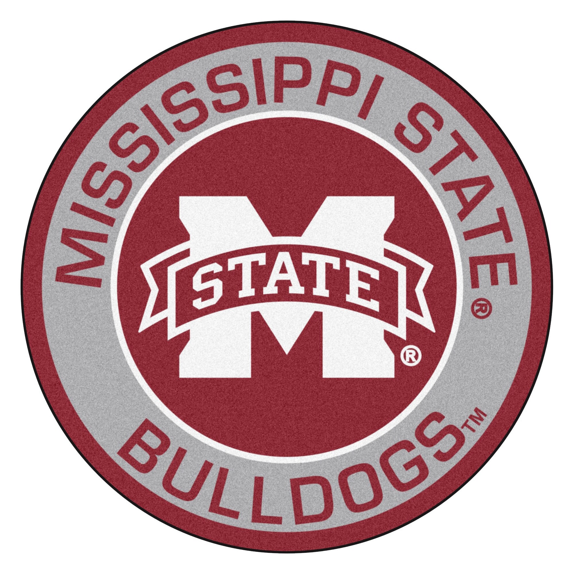 Shop Ncaa Mississippi State University Bulldogs Rounded Non Skid Mat Area Rug Overstock 22624039