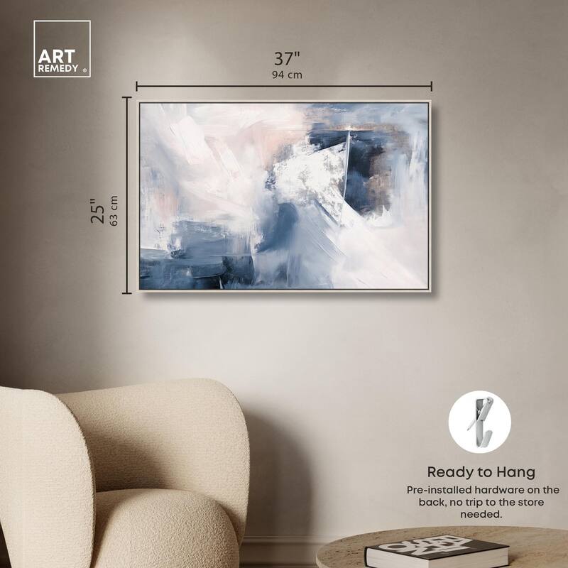 Blue Rapture II Canvas by Art Remedy