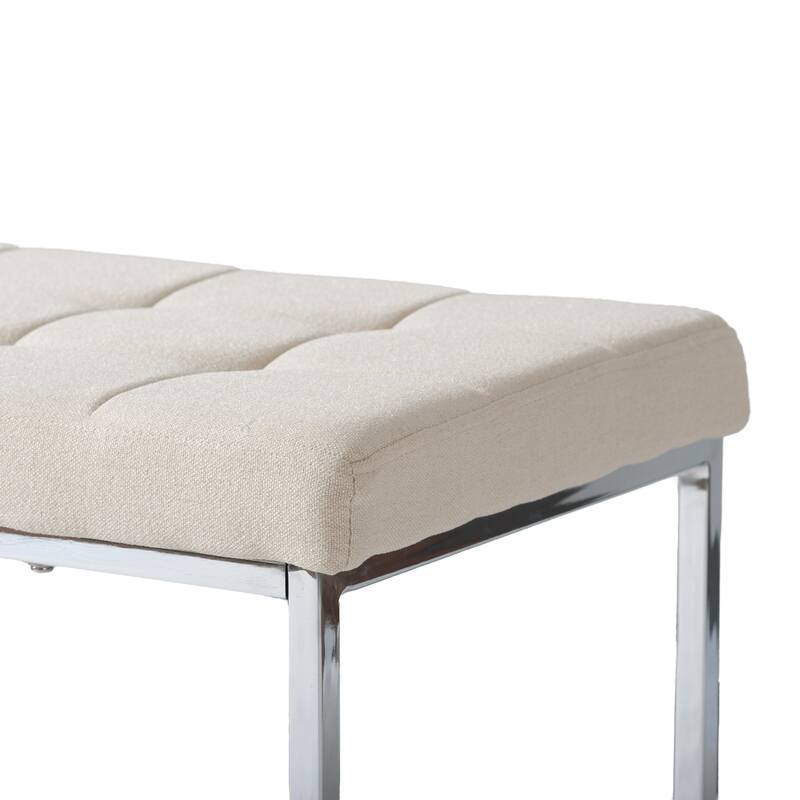 CorLiving Huntington Modern Tufted Fabric Bench
