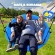 preview thumbnail 21 of 22, Trekassy 700lbs 40" Round Tree Swing with Handles for Kids 900D Oxford Waterproof 2pcs Tree Hanging Straps