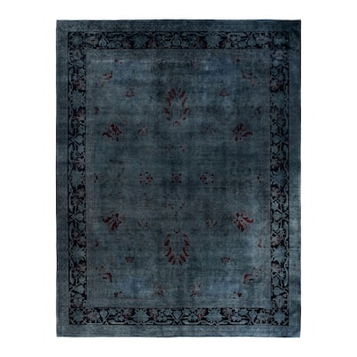 Vibrance One-of-a-Kind Hand-Knotted Area Rug - Gray, 11' 10" x 15' 5" - 11' 10" x 15' 5"