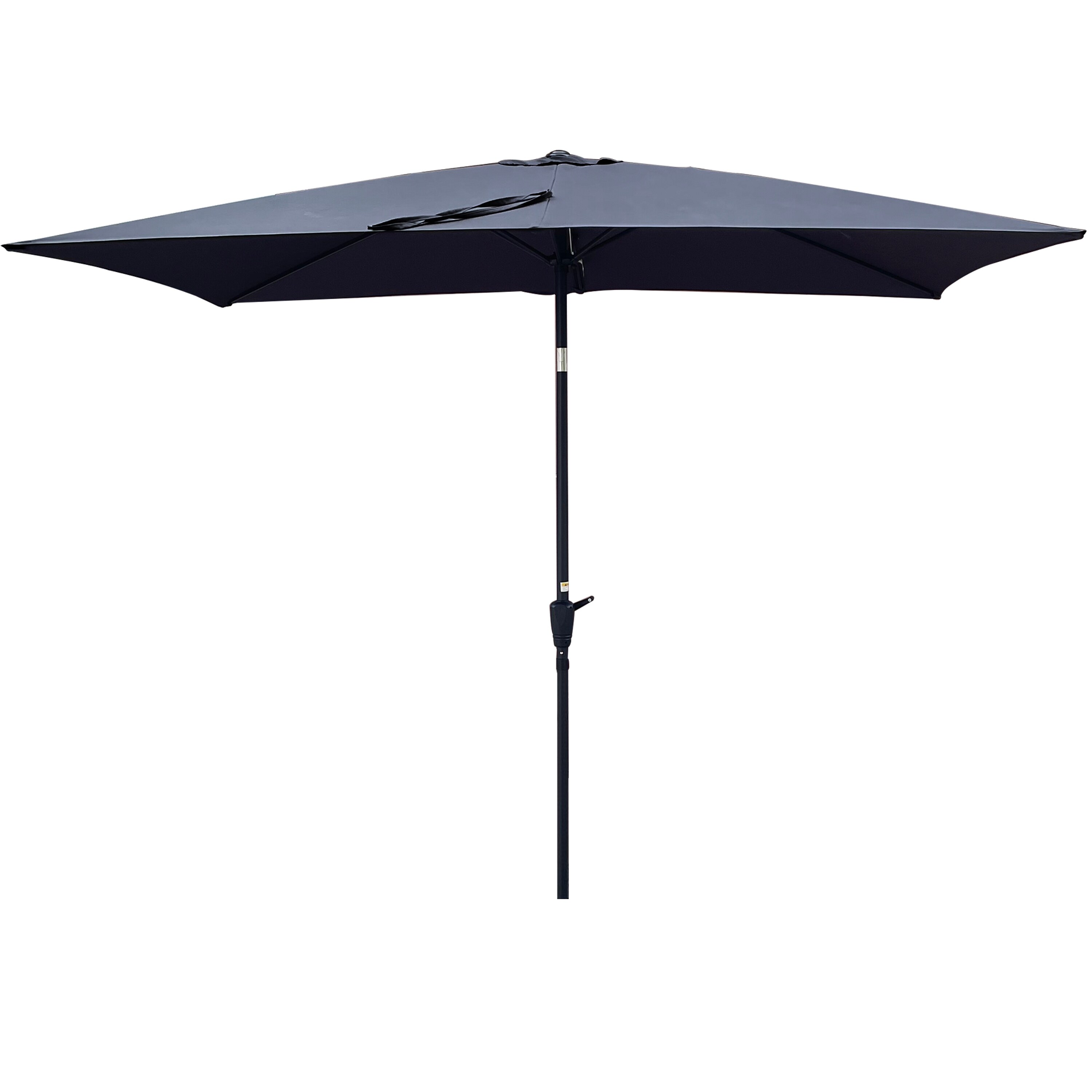 6x9 rectangular patio umbrella PURPLE LEAF Market 9' x 6' Rectangle Tilt Gray 8 Metal Ribs allows you to adapt to the suns position throughout the day 6x9 ft Waterproof Rectangular Patio