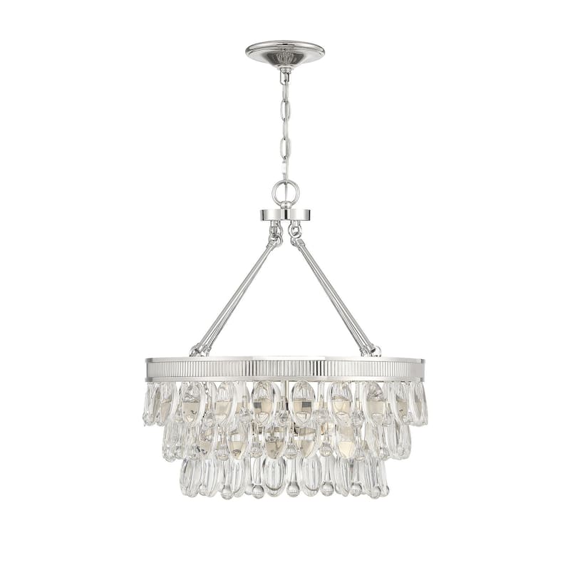 Savoy House Windham 4 Light 20" Wide Crystal Chandelier