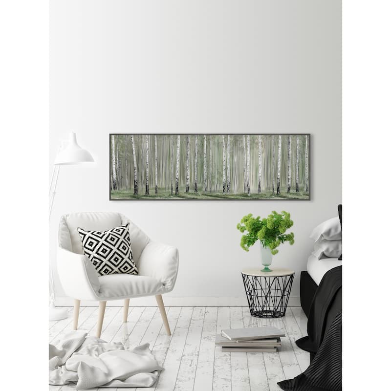 Silence in the Trees Floater Framed Print on Canvas