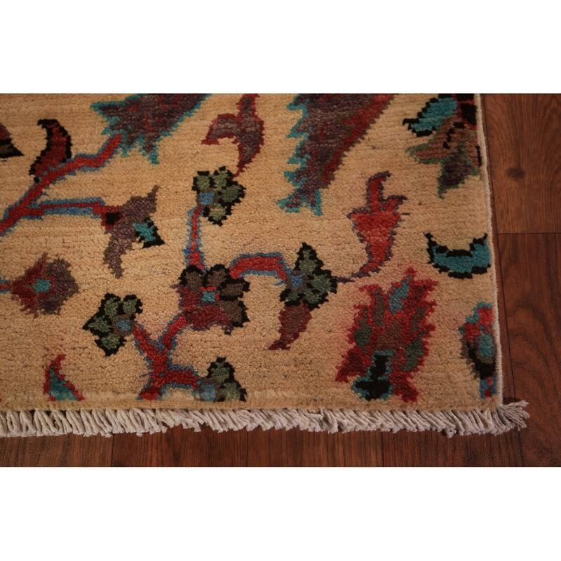 Animals Kazak Oriental Foyer Rug Hand-Knotted Wool Carpet - 2'0" x 3'0"