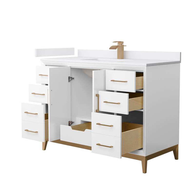 Wyndham Collection WCH818148S-VCA-UNSMXX Amici 48" Free Standing