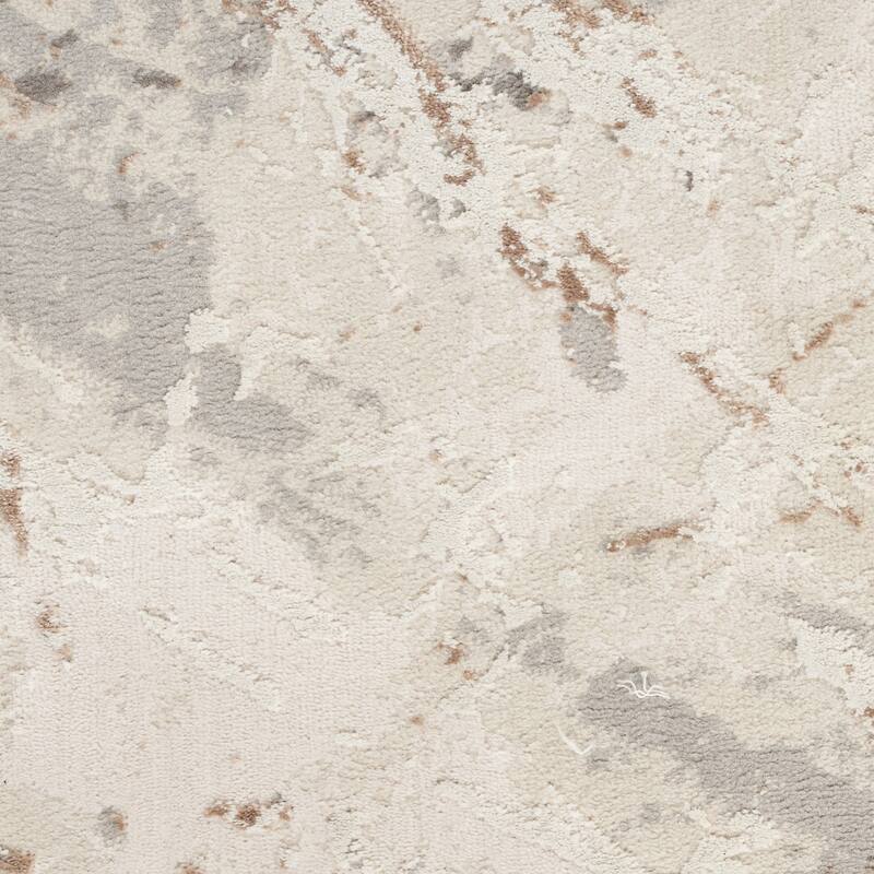 Nourison Desire Indoor only Grey Abstract Area Rug
