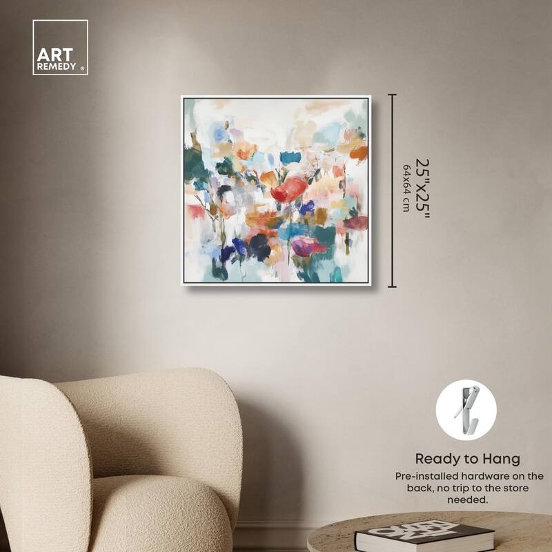 Riot of Color Canvas by Art Remedy