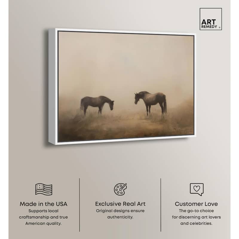 Equine Duo II Canvas by Art Remedy