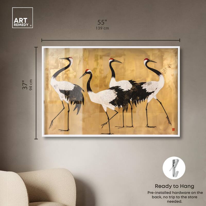 Birds of Gold Shadowbox by Art Remedy