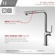 preview thumbnail 19 of 54, STYLISH Latina Single Handle Pull Down Kitchen Faucet