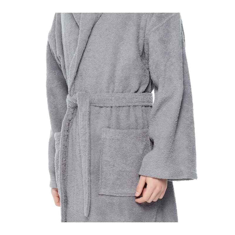 Men's Turkish Cotton Hooded Bathrobe