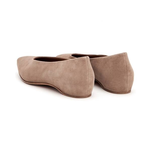 Aquatalia Womens Mary Suede Ballet Flat