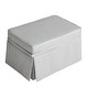 preview thumbnail 23 of 152, Rectangle Chenille Upholstered Storage Ottoman