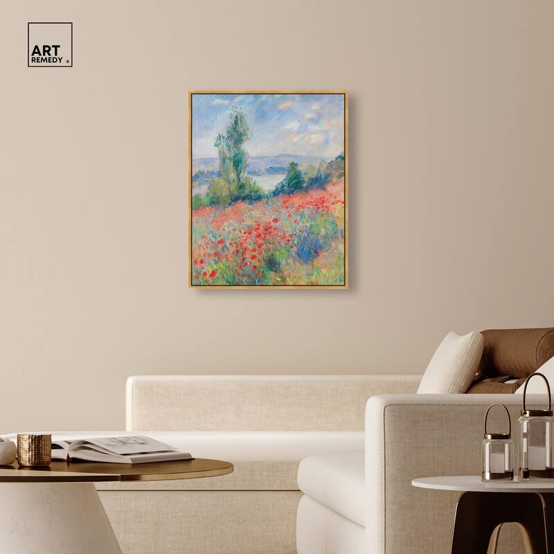 Blanket of Poppies I Canvas by Art Remedy