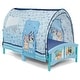 preview thumbnail 2 of 3, Delta Children Bluey Plastic Toddler Bed with Tent