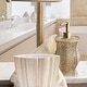 preview thumbnail 2 of 2, Creative Scents Victoria Syle Beige Bathroom Trash Can - off-white