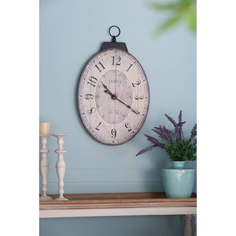 Antique Oval Wall Clock Bed Bath & Beyond 39073120
