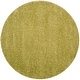 preview thumbnail 140 of 184, SAFAVIEH Santa Monica Shag Einara 2-inch Thick Area Rug 6'7" Round - Green - Round
